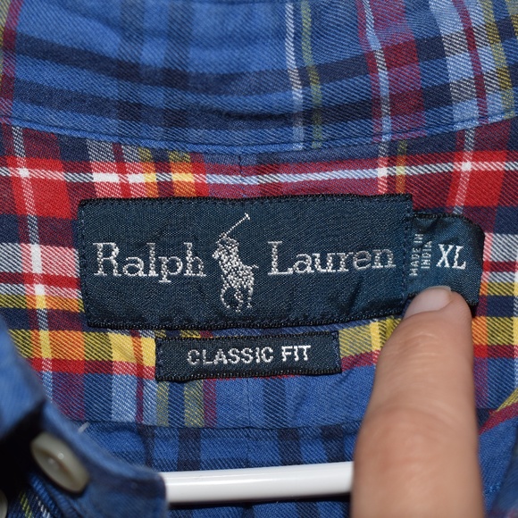 Men's Size XL Ralph Lauren Long-Sleeve Button-Down Shirt - Picture 2 of 2